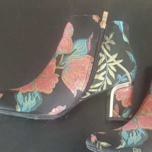 J Renee floral booties